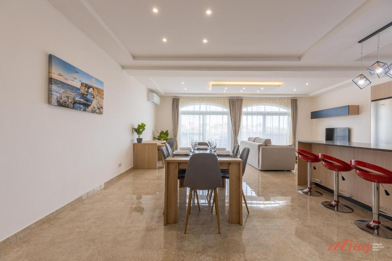 Gozo - Apartment With Stunning Views & Shared Pool Xagħra Dış mekan fotoğraf